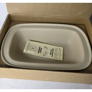 Pampered Chef Rectangular Lid/Bowl Baker #1435, Family Heritage New Open Box